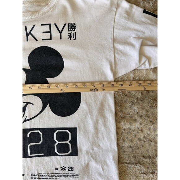 Neff M28 X Mickey Mouse Disney Colab Crew Neck T-Shirt Tee White‎ Med Mens - Picture 9 of 9